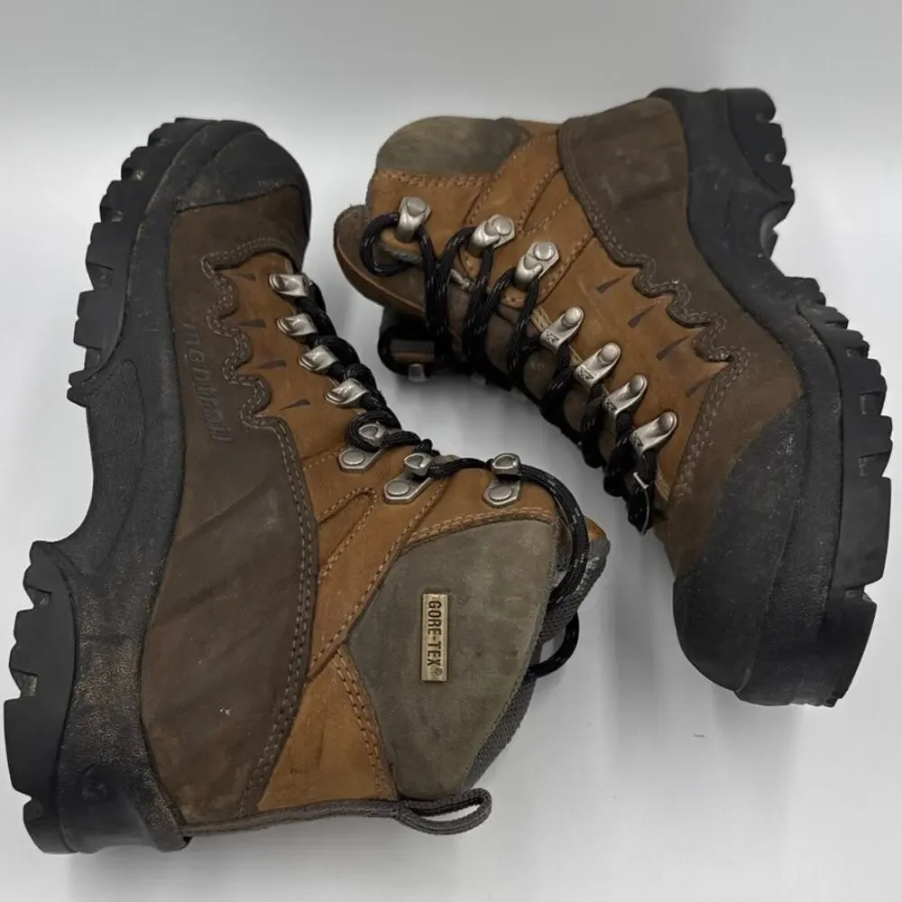 Vintage Montrail Torre Gore-Tex Hiking Boots Womens 7.5 Genuine Leather Y2K Era